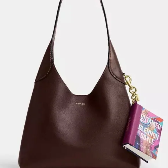 Coach Untamed By Glennon Doyle Book Bag Charm. Brass Multi. Style Number CFK44 - Picture 4 of 4